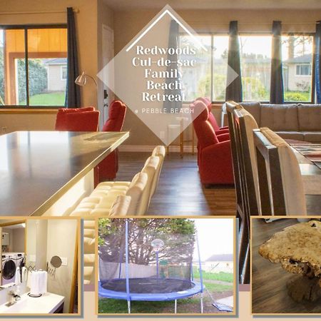 Private Home - Playground, Jumping Mat, Bbq, Darts, Firepit, Gazebo, 4 Smart Tvs, White Cotton Bedding, - The Redwood Cul-De Sac Beach Retreat 크레센트시티 외부 사진